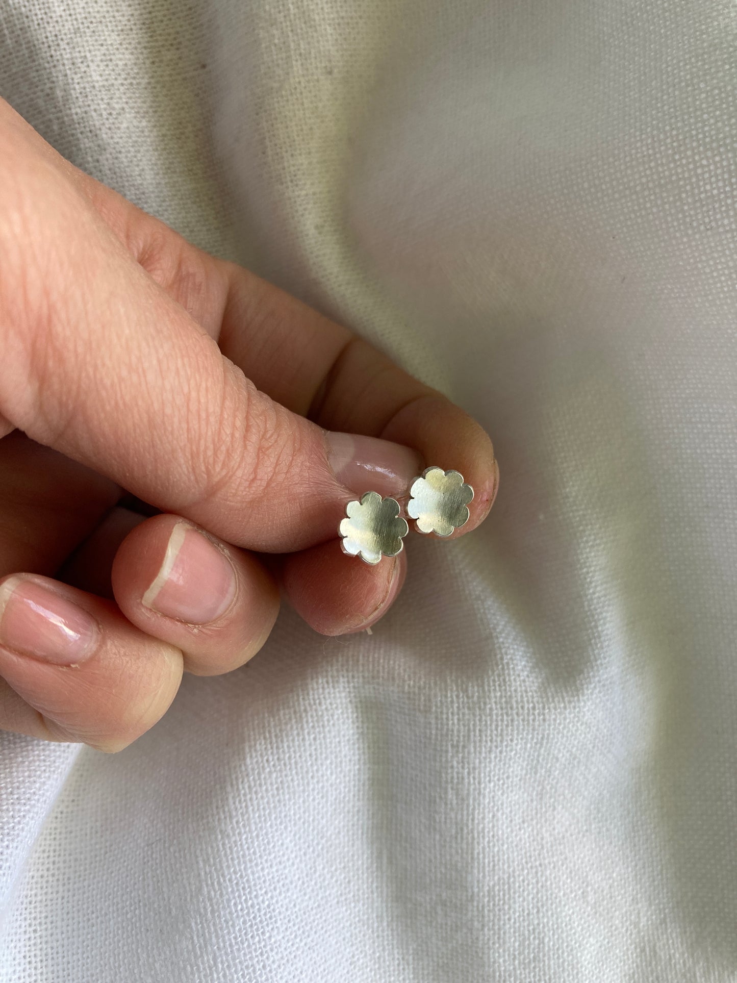 8-petal Flower Earrings