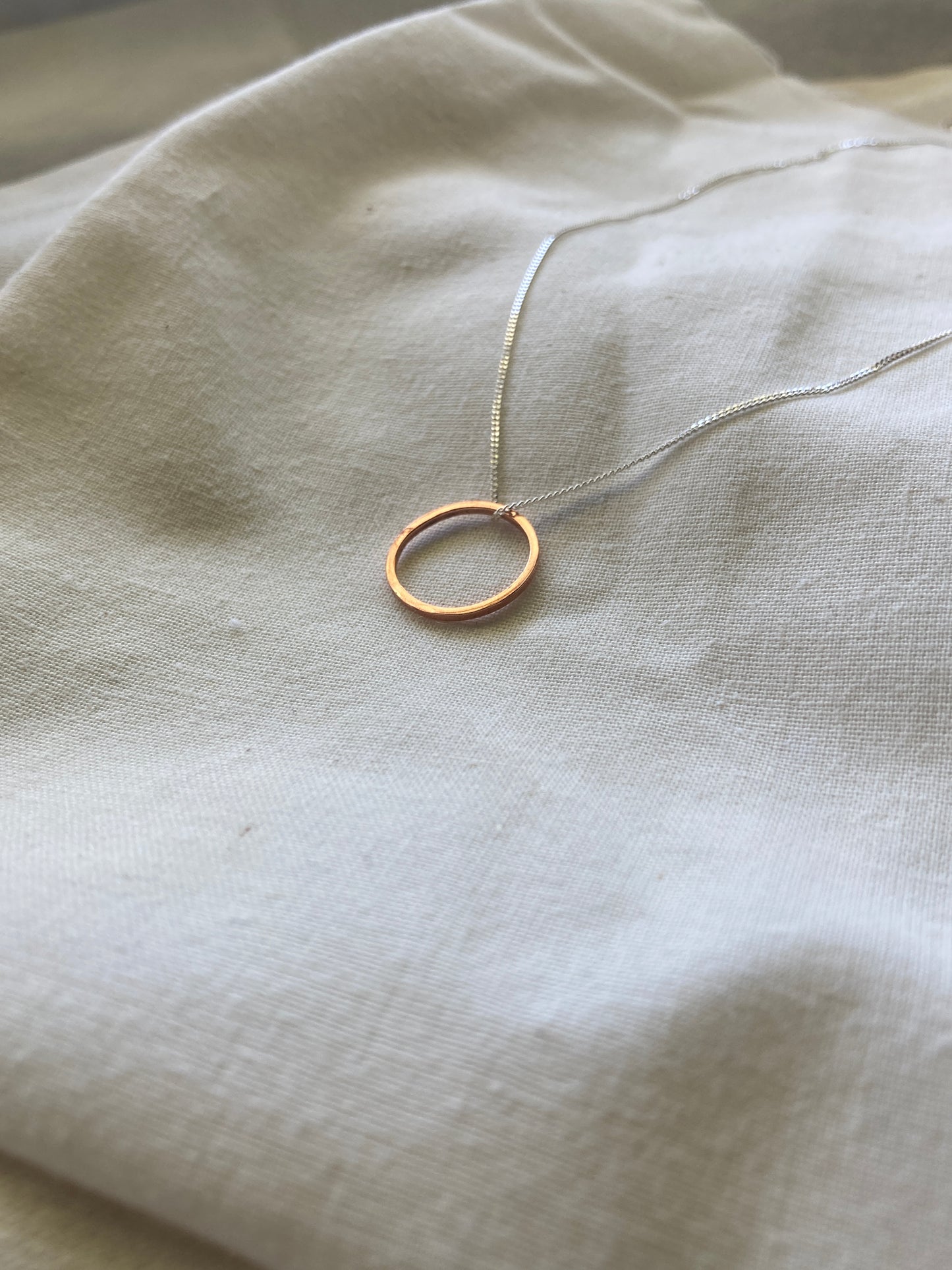 Wire Circle Pendants - small