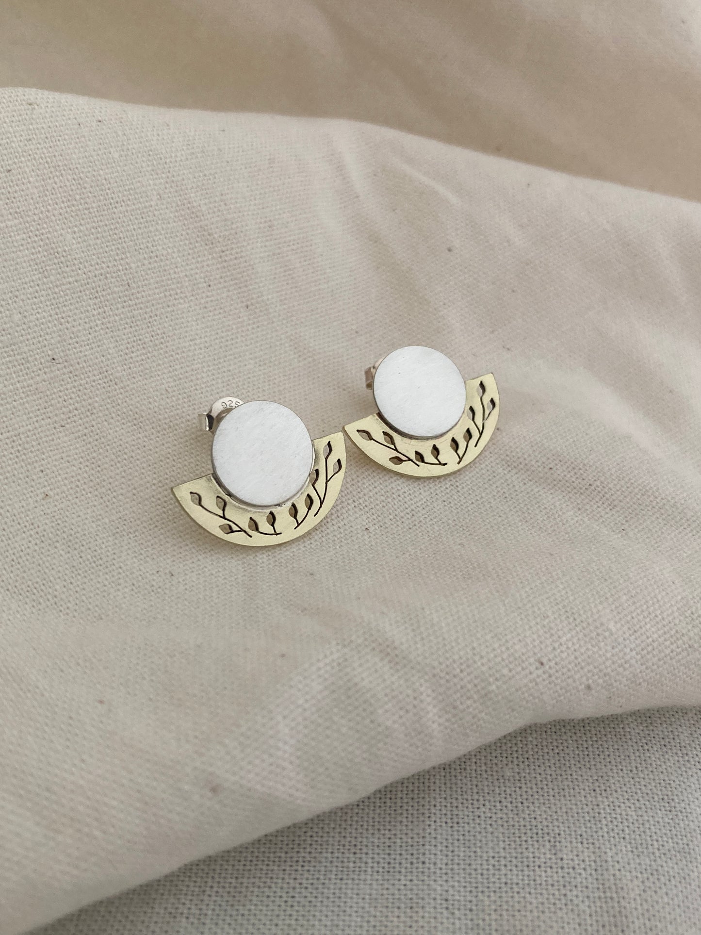 Botanical Semicircle Earrings