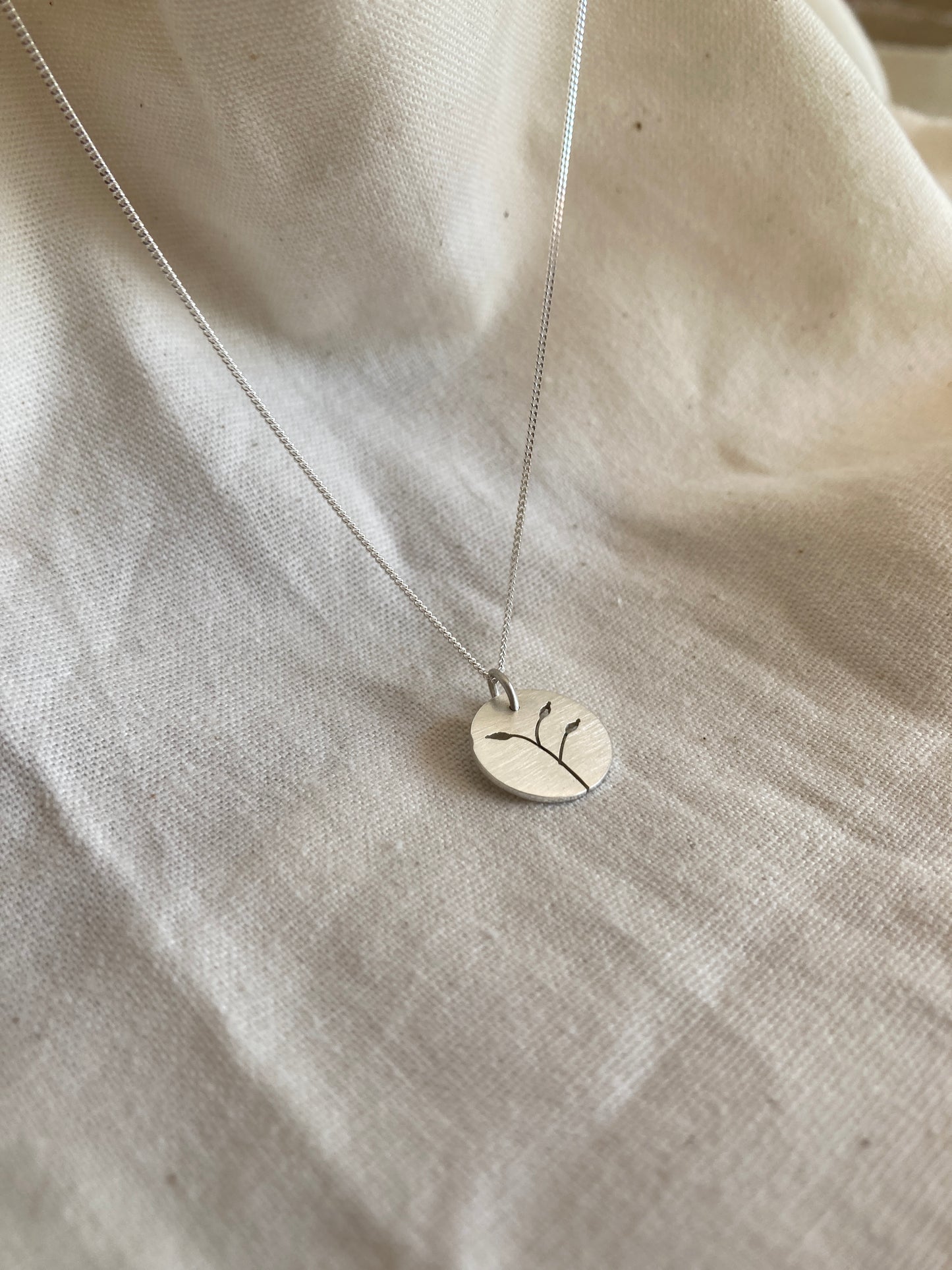 Botanical Disc Pendant