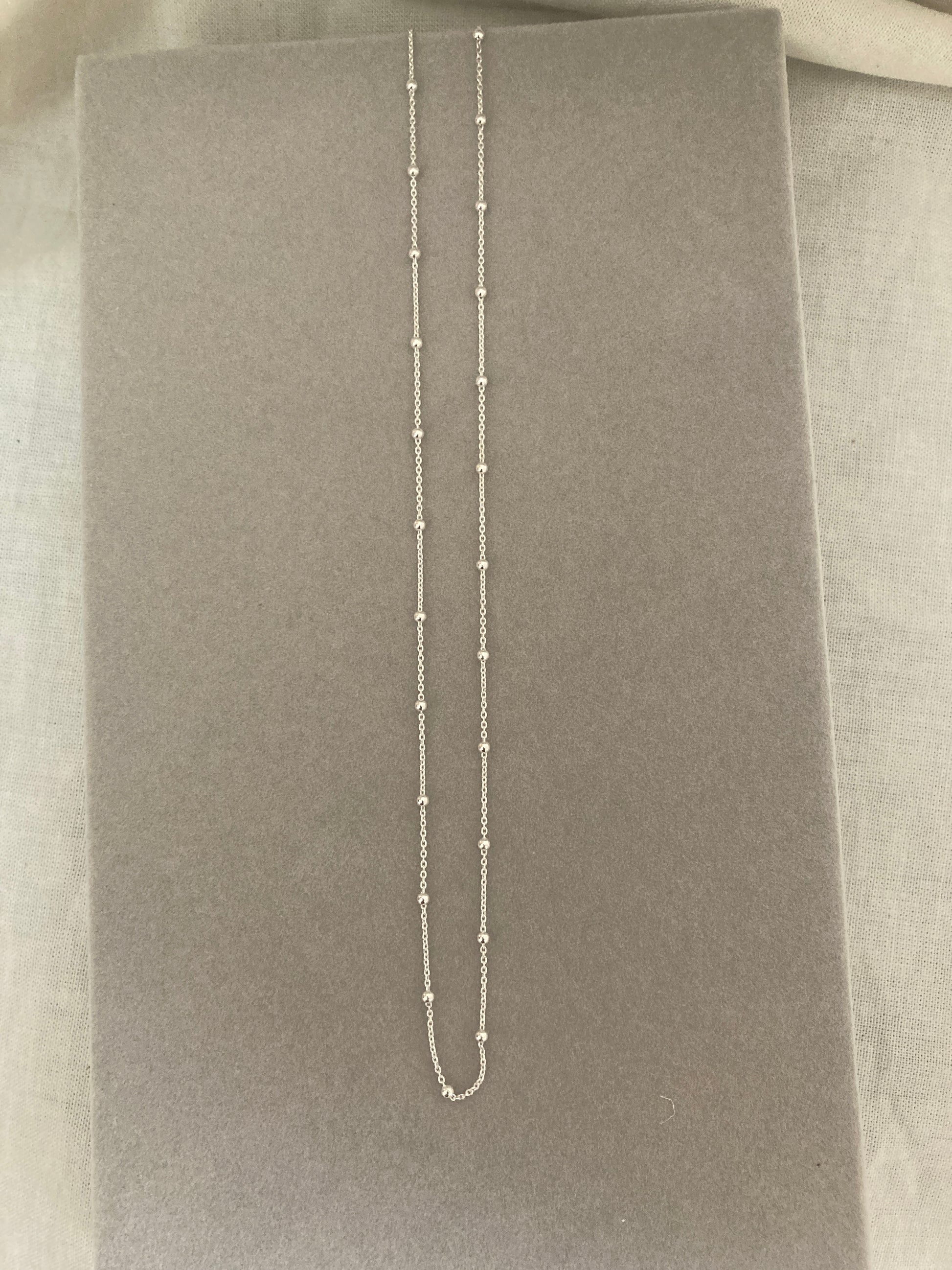 Sterling Silver Chain with Beads