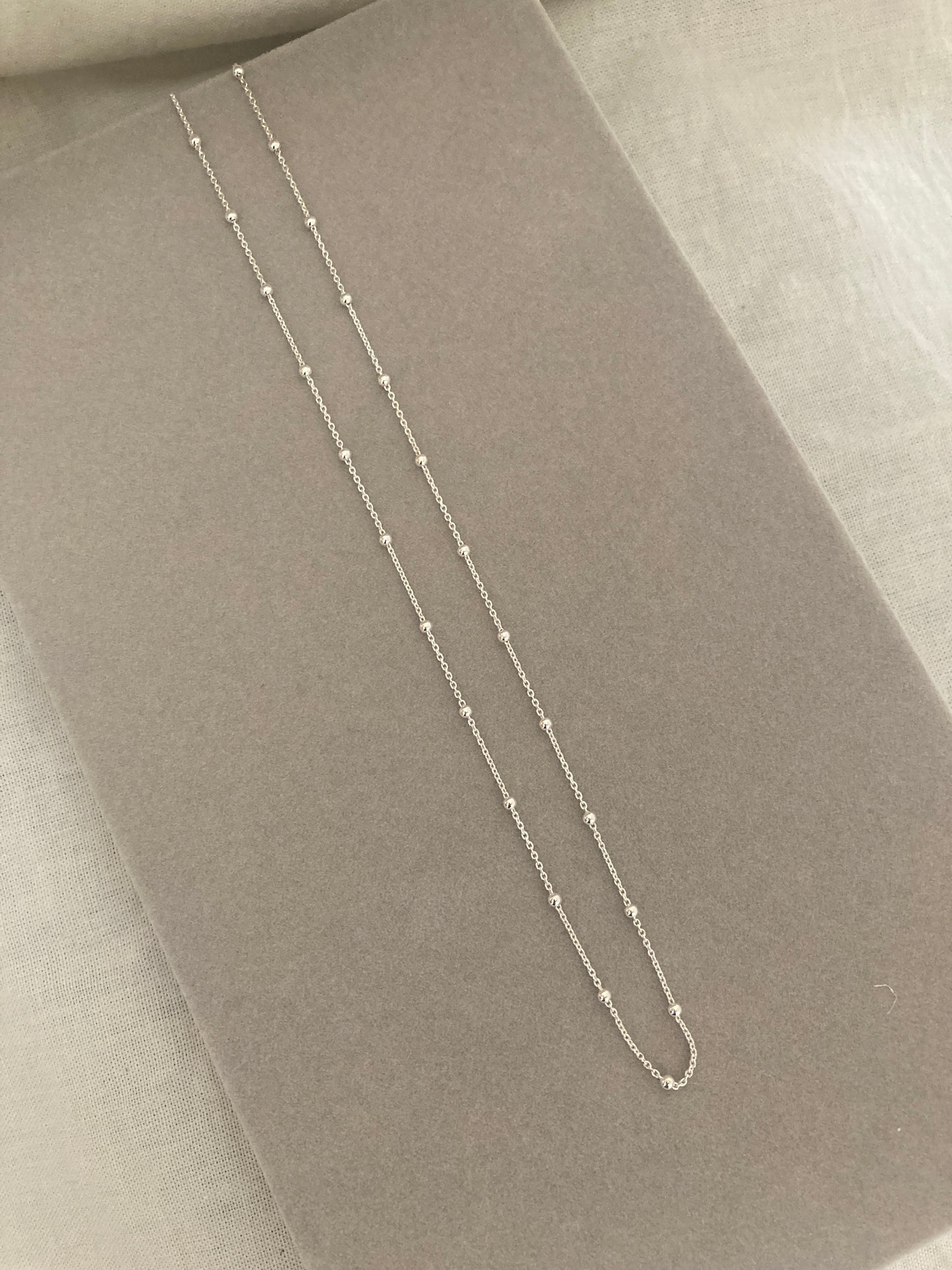 Sterling Silver Chain with Beads