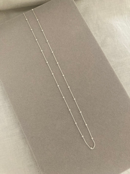Sterling Silver Chain with Beads