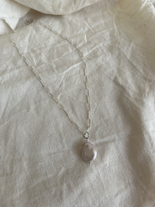 Blister Pearl Necklace