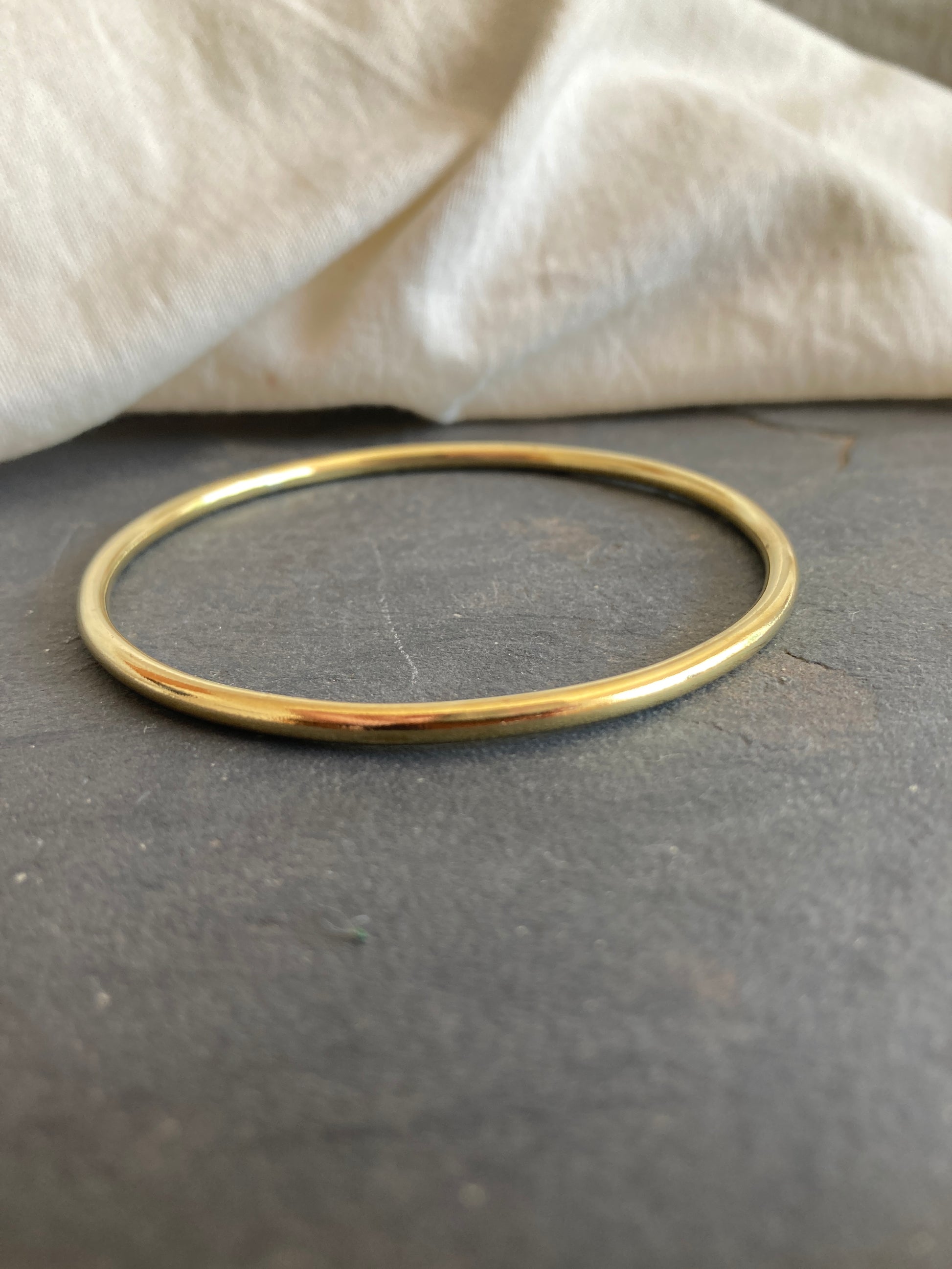 Brass Thick 3mm Solid Bangle