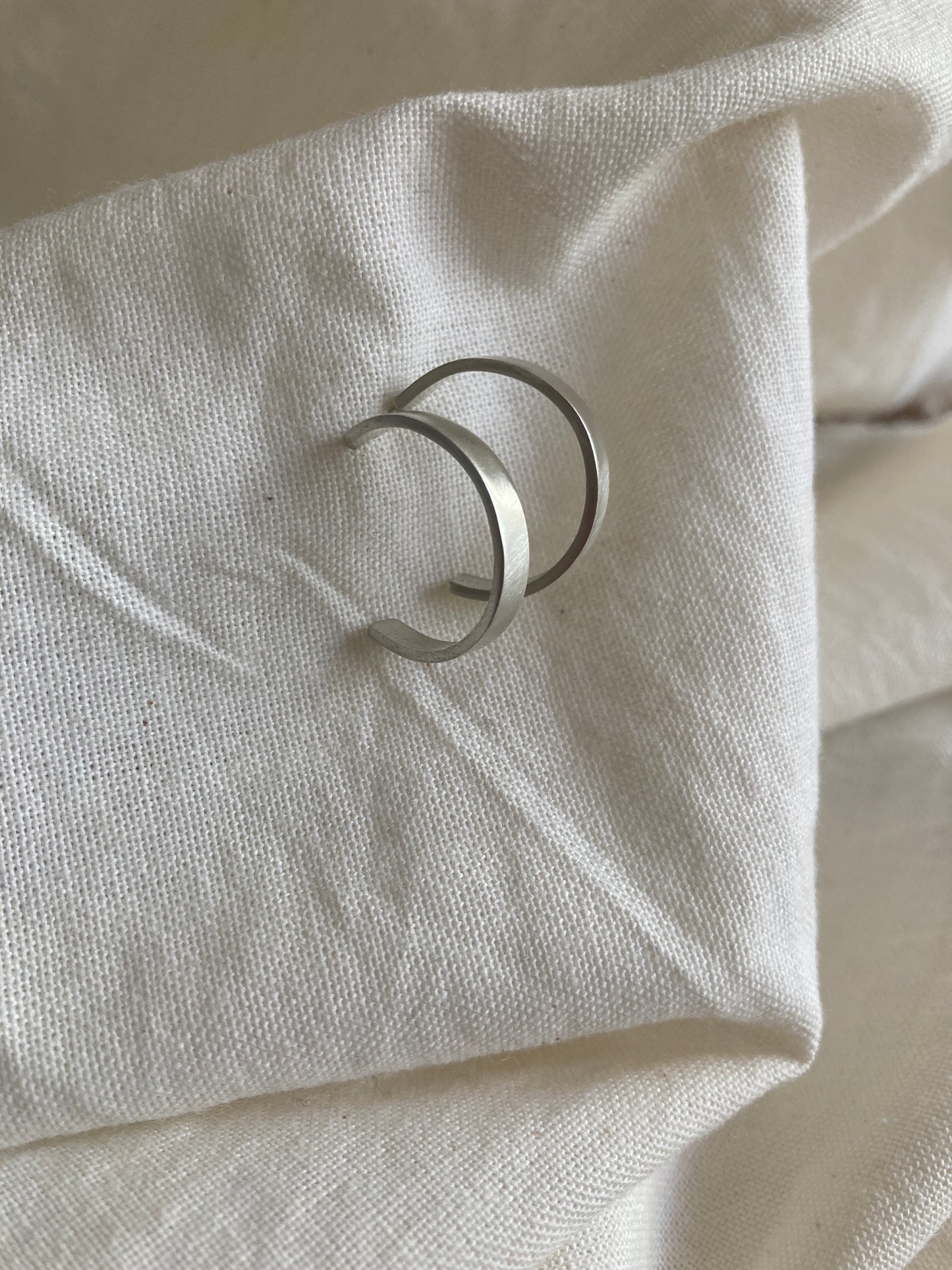 Sterling Silver Everyday Hoop Earrings - 18mm diameter