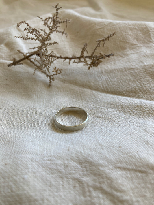 Sterling Silver Flat Everyday Rings - Perfect as a wedding band