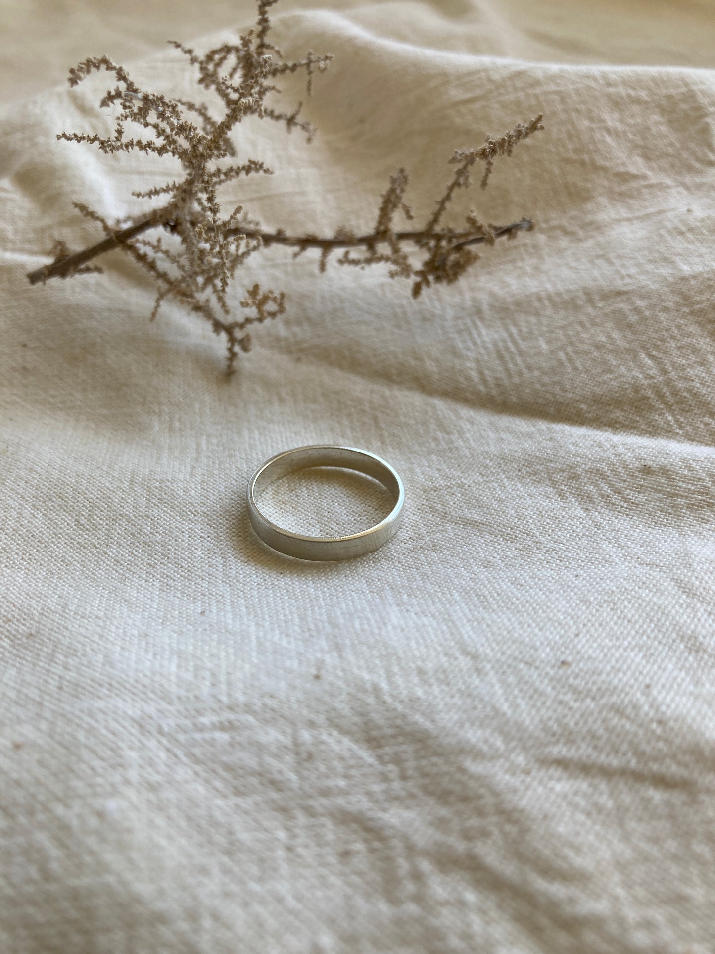 Sterling Silver Flat Everyday Rings - Perfect as a wedding band