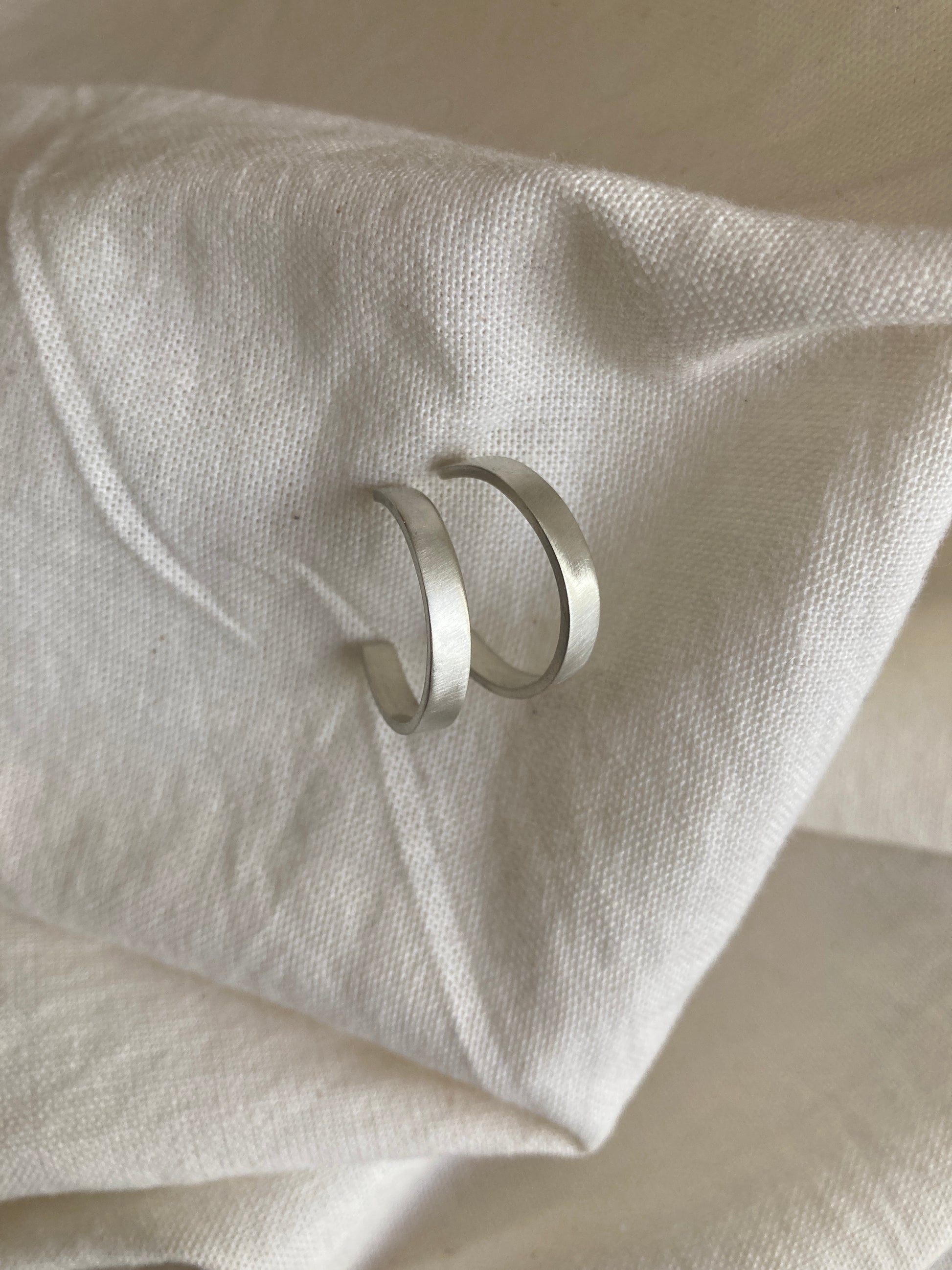Sterling Silver Everyday Hoop Earrings - 18mm diameter