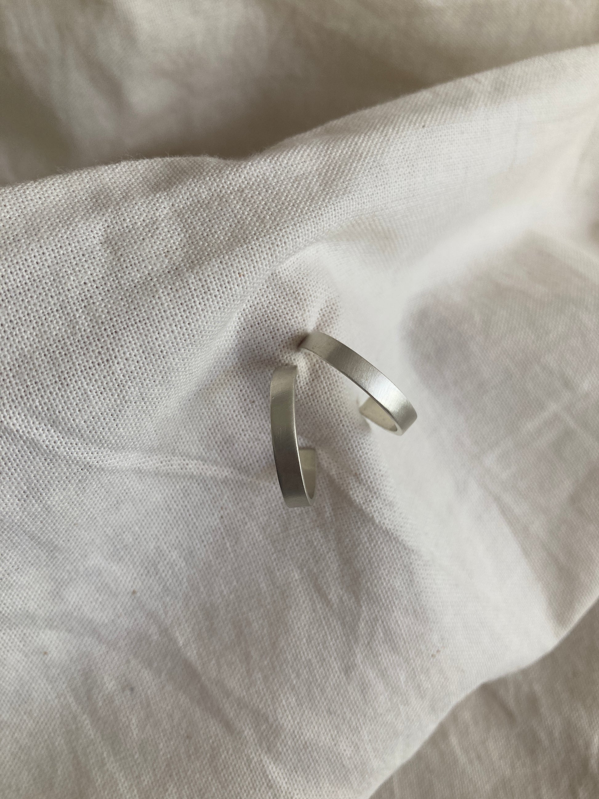 Sterling Silver Everyday Hoop Earrings - 18mm diameter