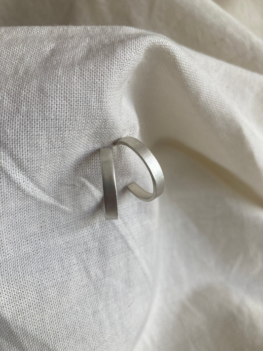 Sterling Silver Everyday Hoop Earrings - 18mm diameter