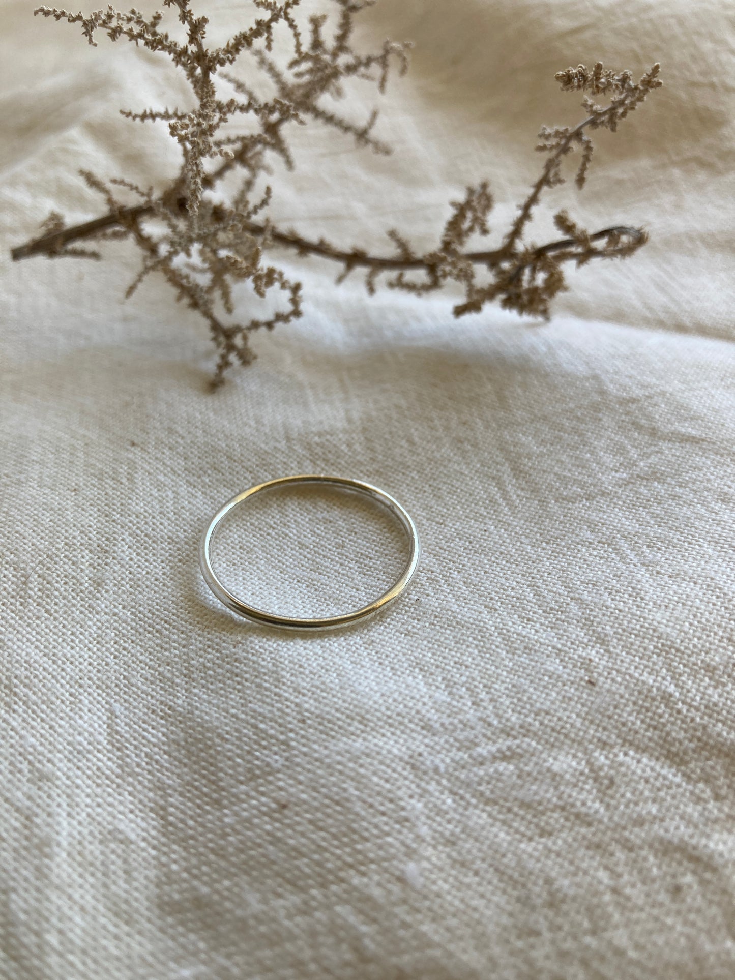 Sterling Silver Everyday Round Wire Ring