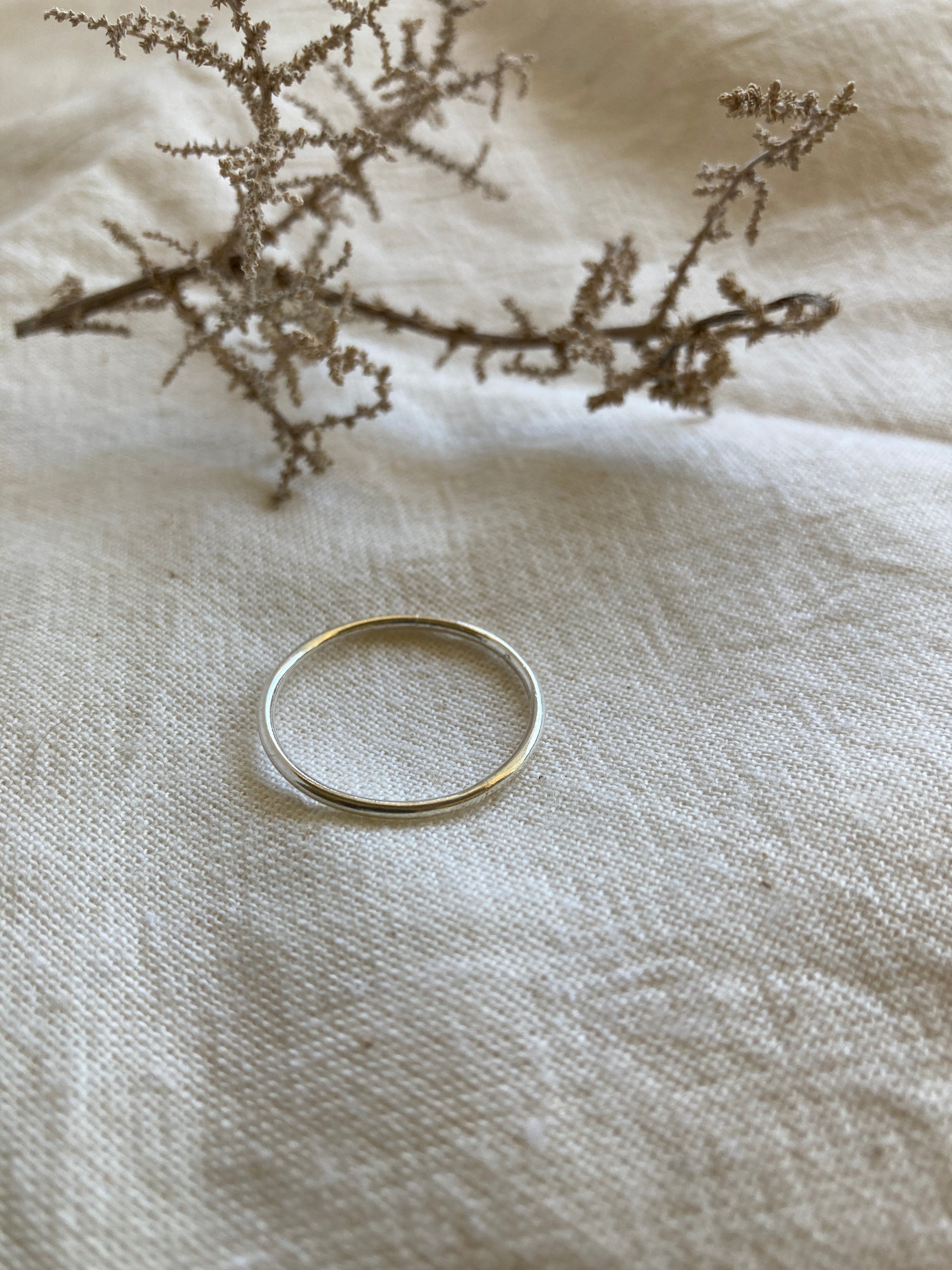 Sterling Silver Everyday Round Wire Ring