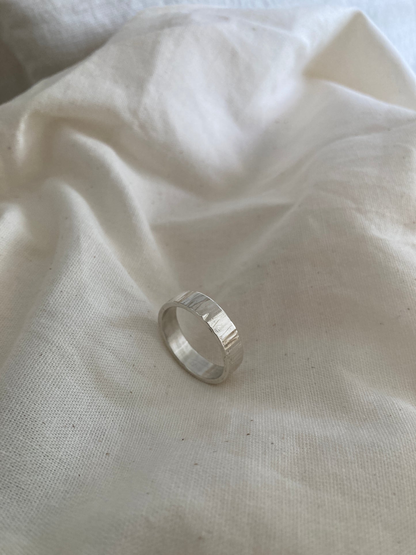 Men's Silver Wedding Band