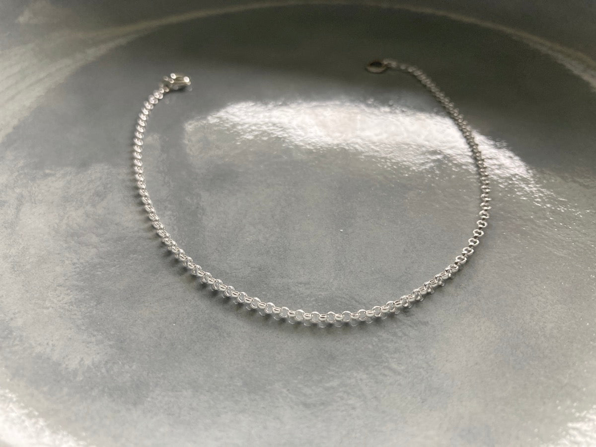Sterling Silver Dainty Chain Bracelet