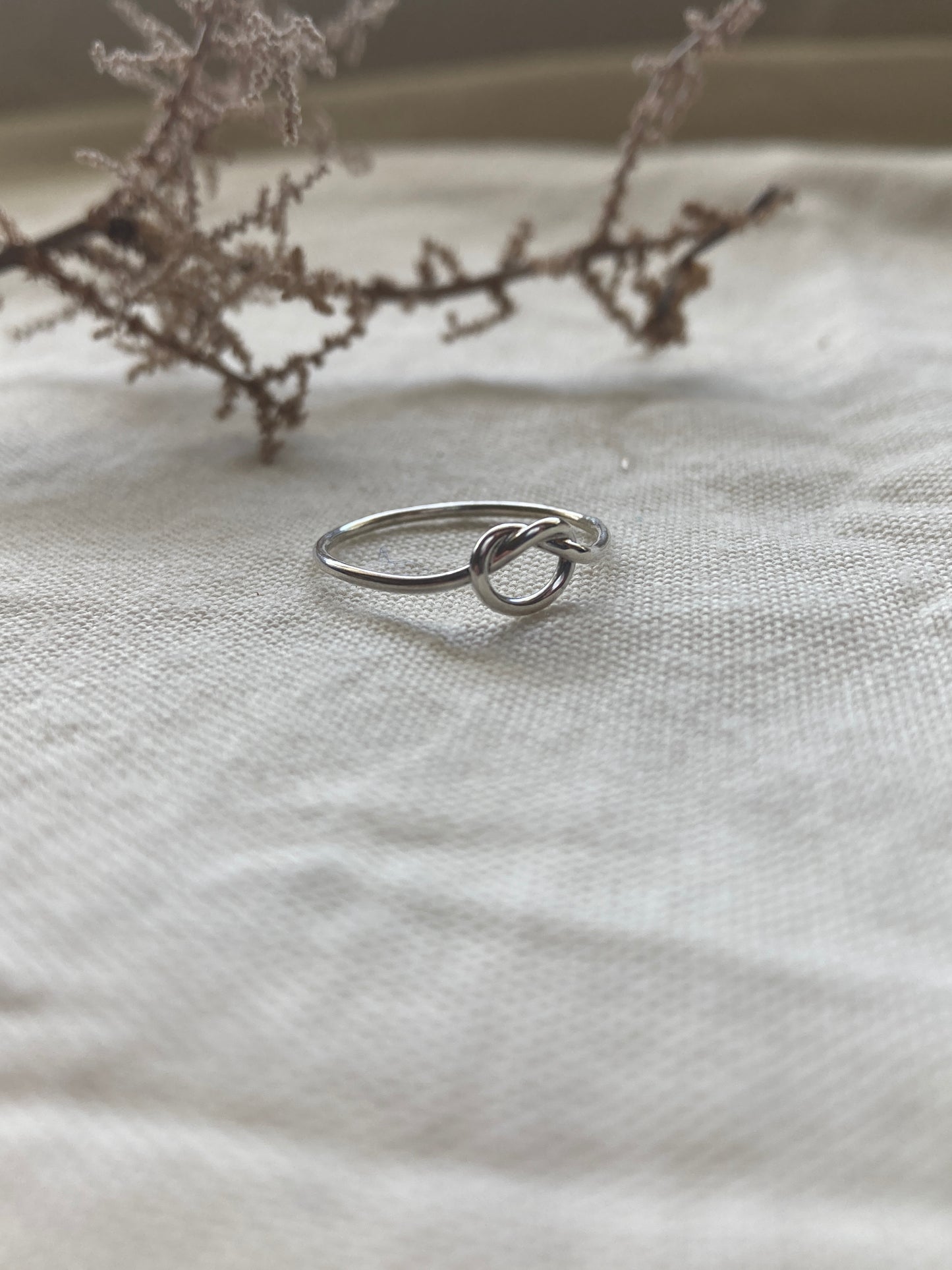 Sterling Silver Knot Ring