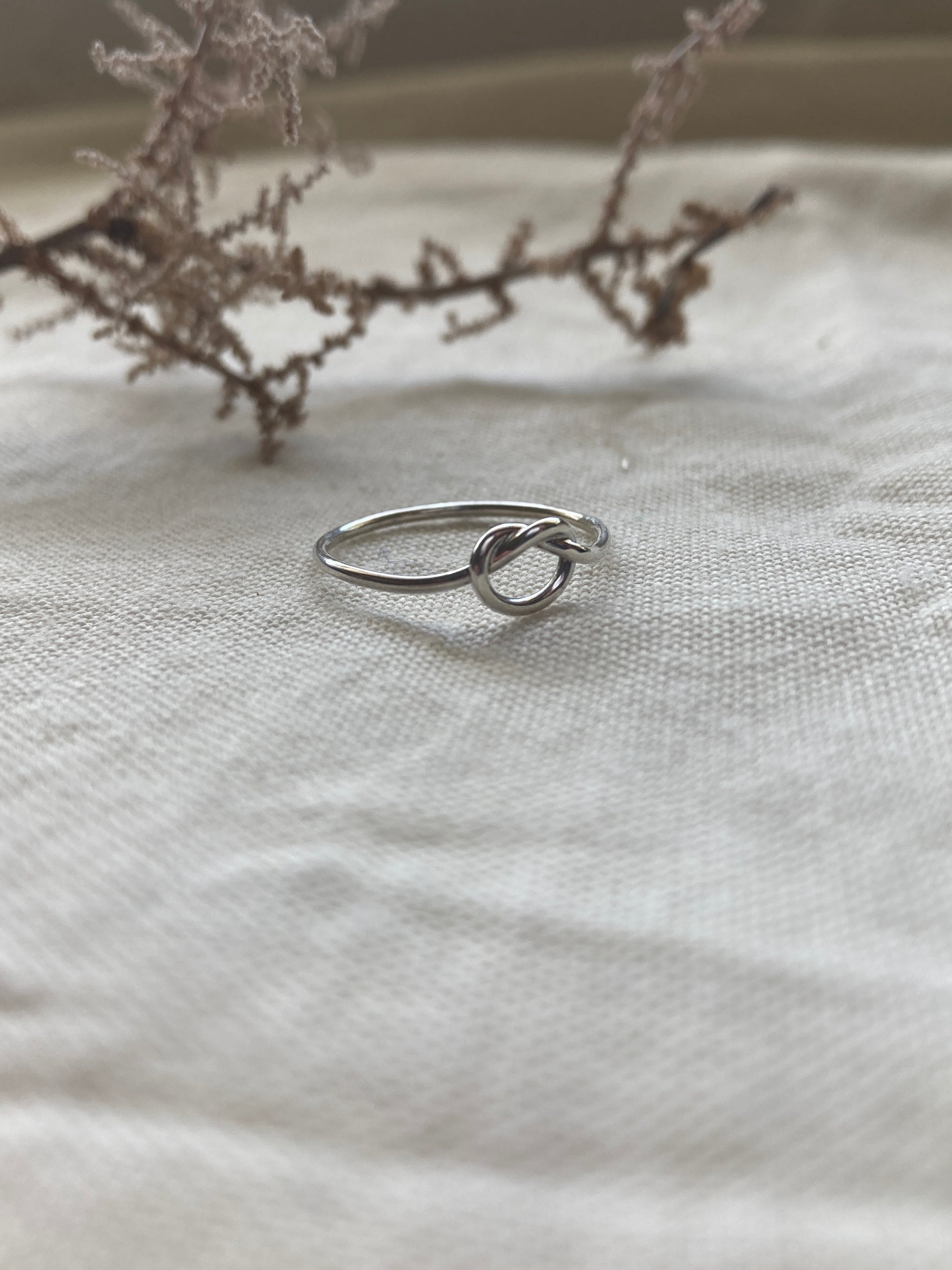 Sterling Silver Knot Ring