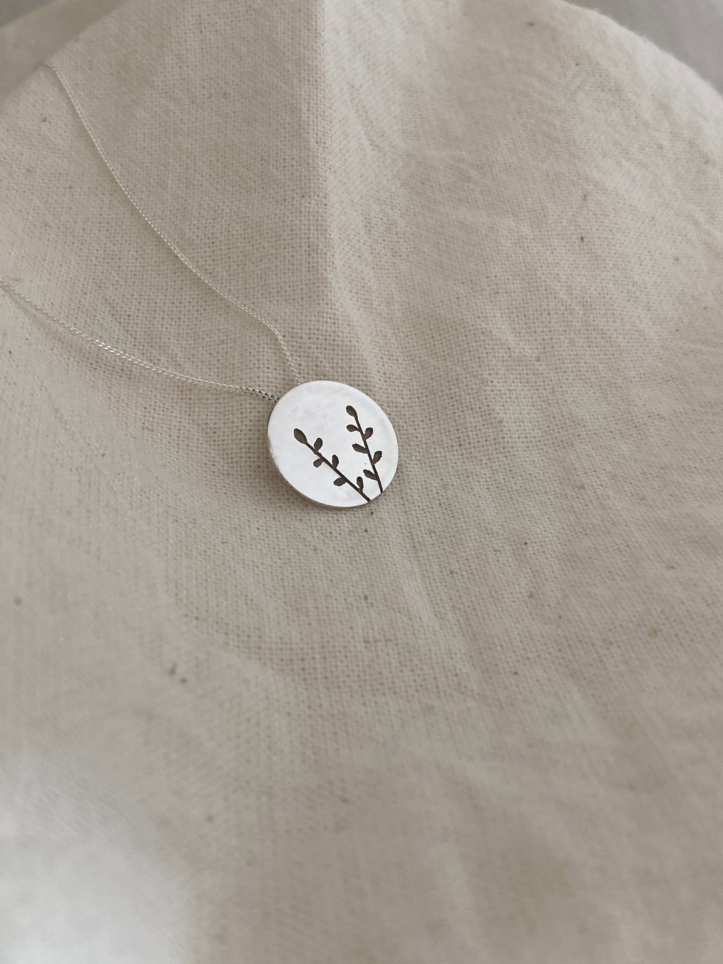 Spekboom Indigenous Disc Pendant