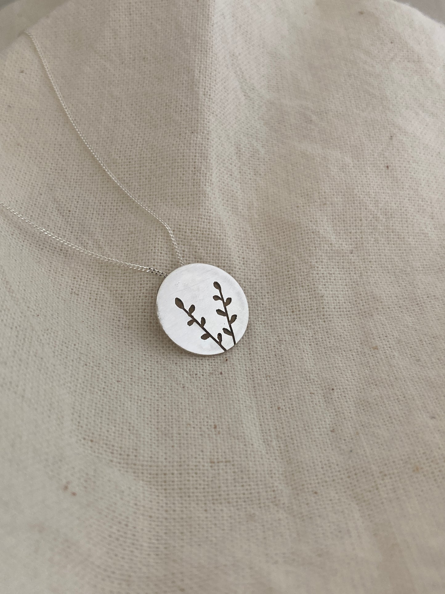 Spekboom Indigenous Disc Pendant