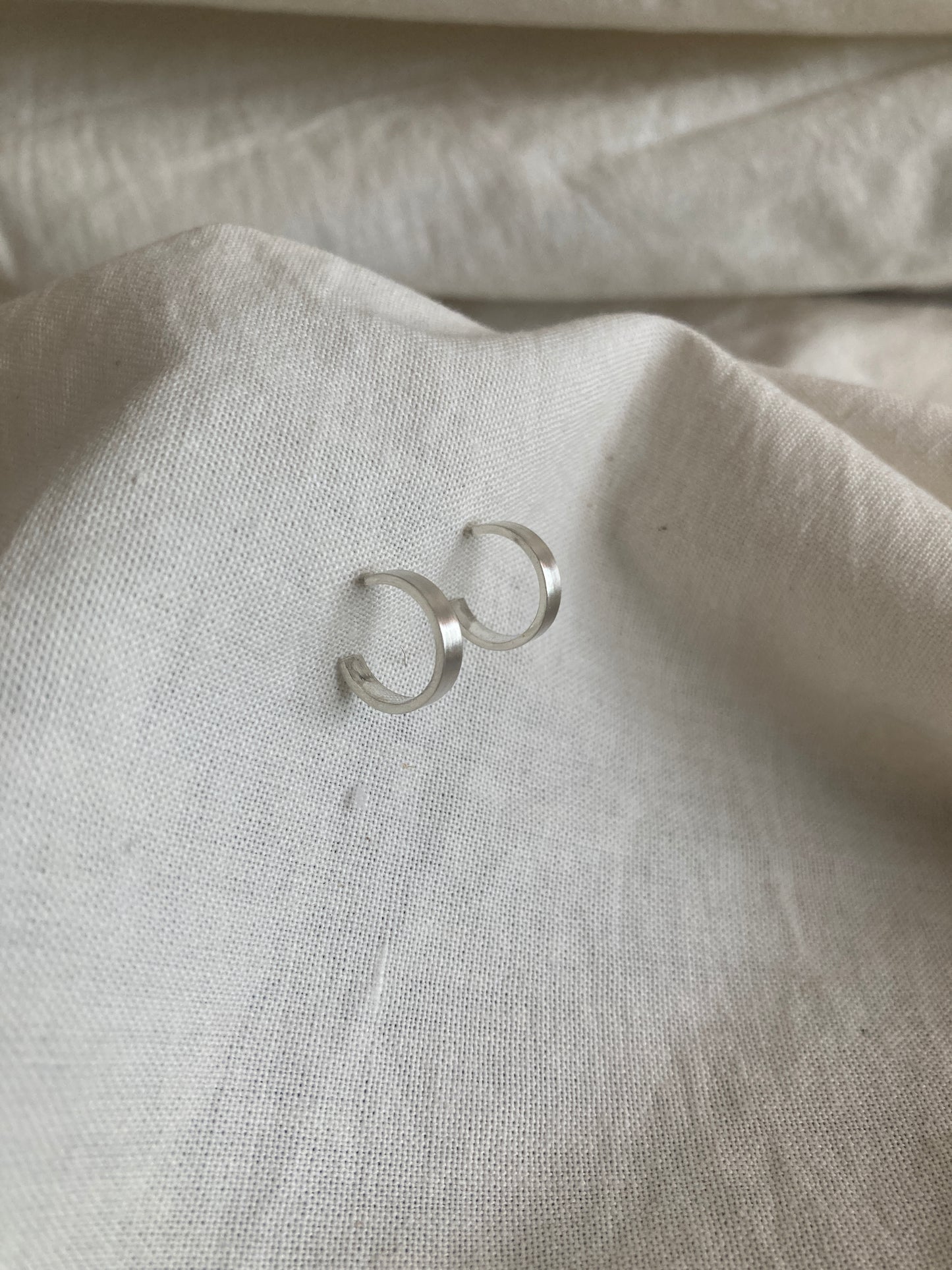 Sterling Silver Small Everyday Hoop Earrings