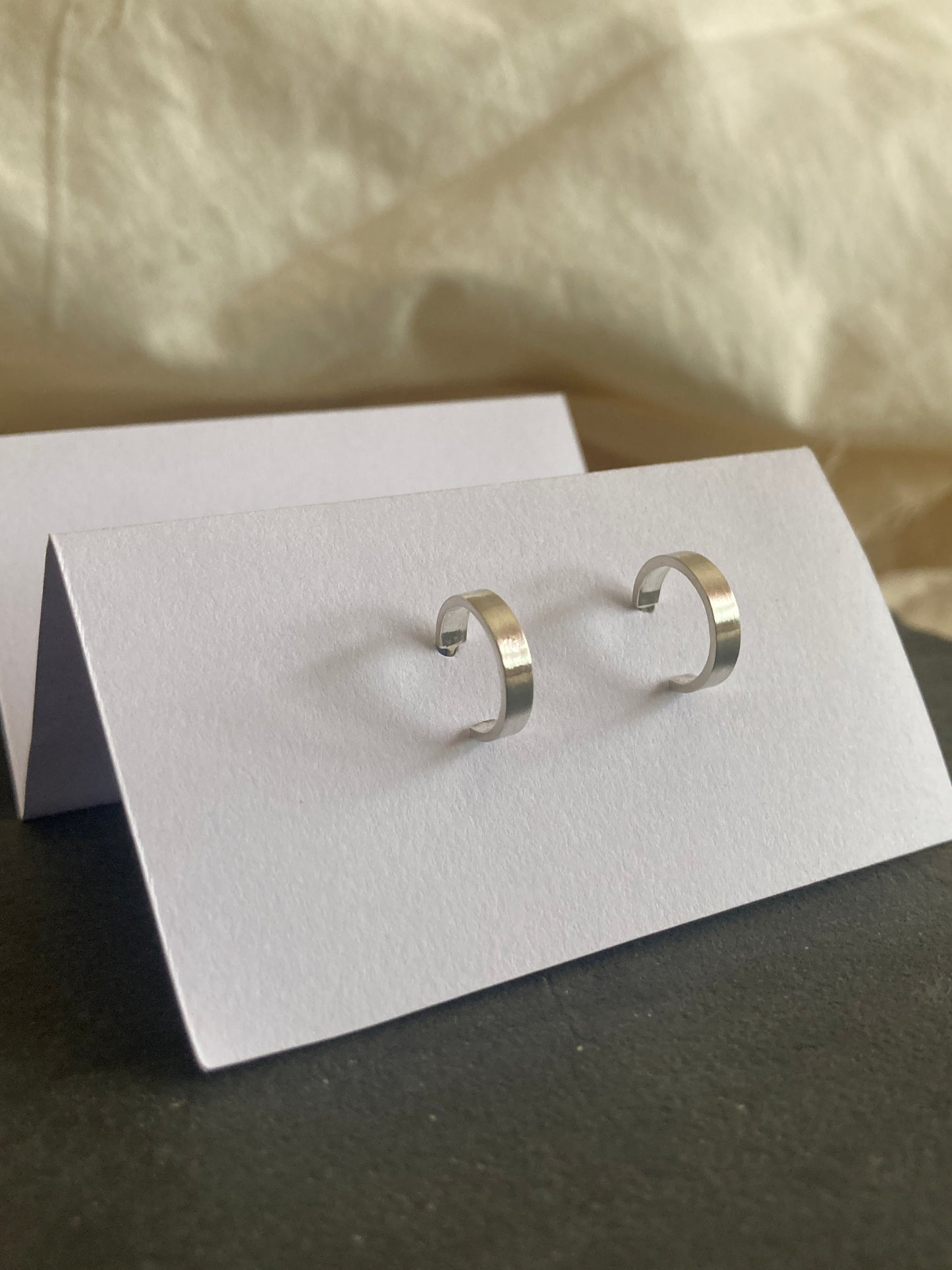 Sterling Silver Small Everyday Hoop Earrings