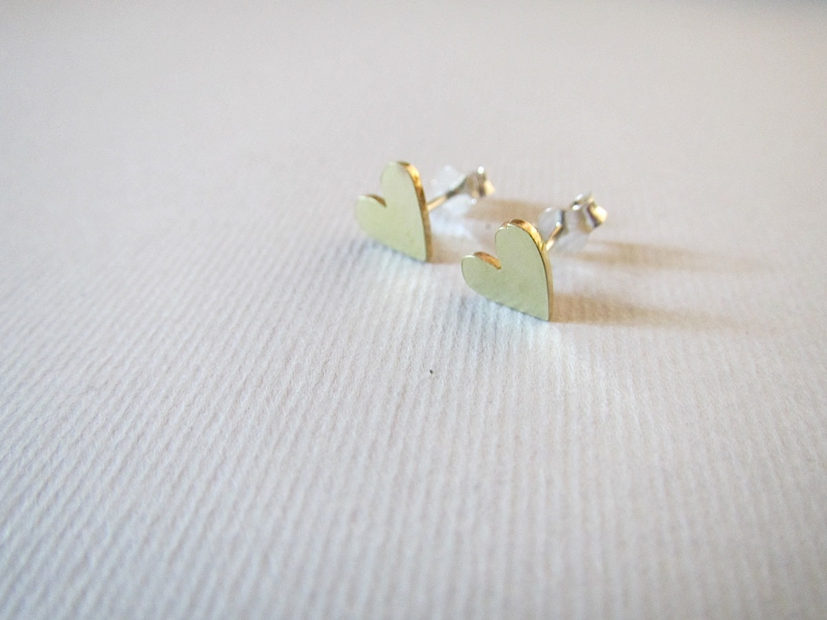 Heart Stud Earrings