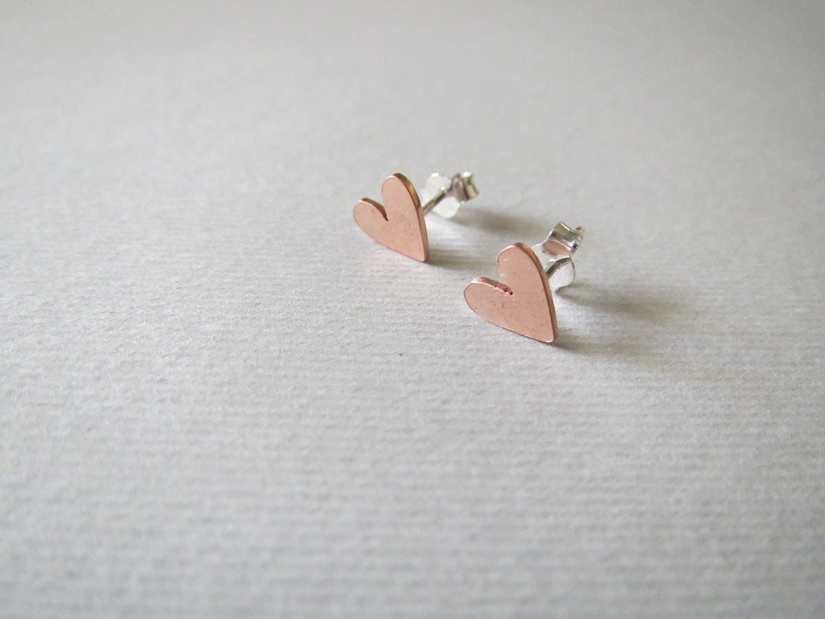 Heart Stud Earrings