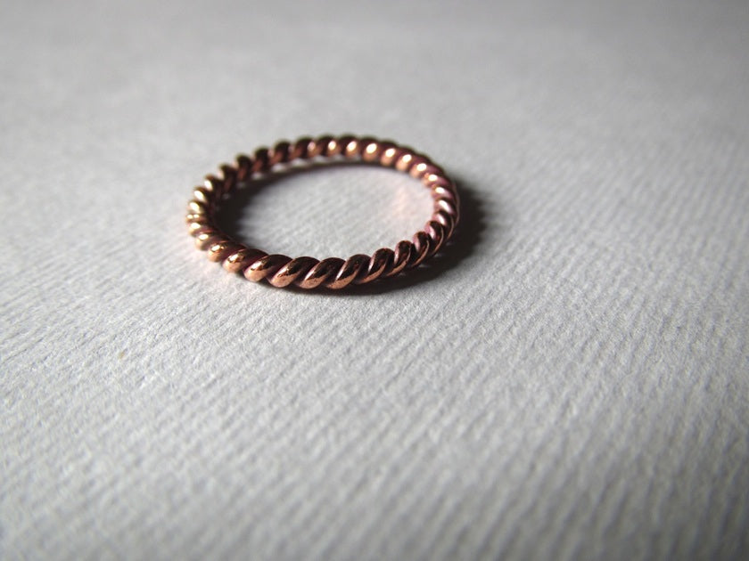 Twisted Wire Rings - assorted