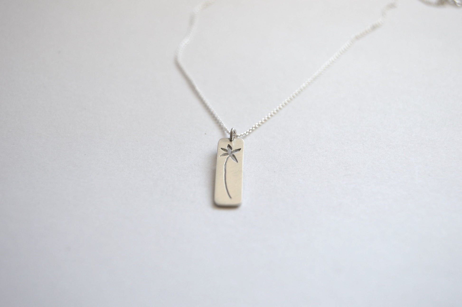  Botanical Collection Pendant with Botanical cut-out inspired by a Buchu Flower