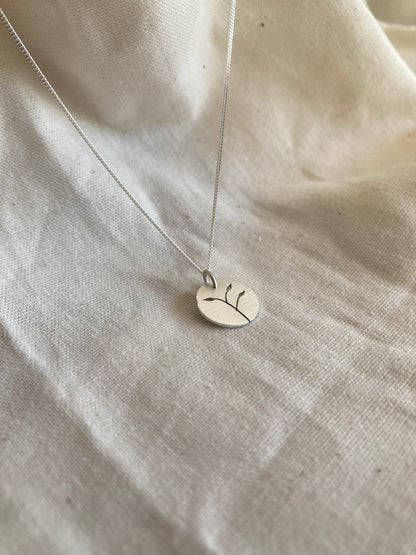 Botanical Disc Pendant