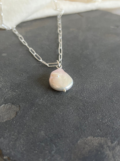 Blister Pearl Necklace