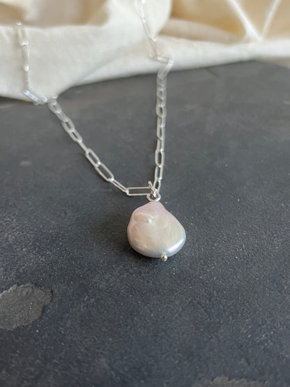 Blister Pearl Necklace