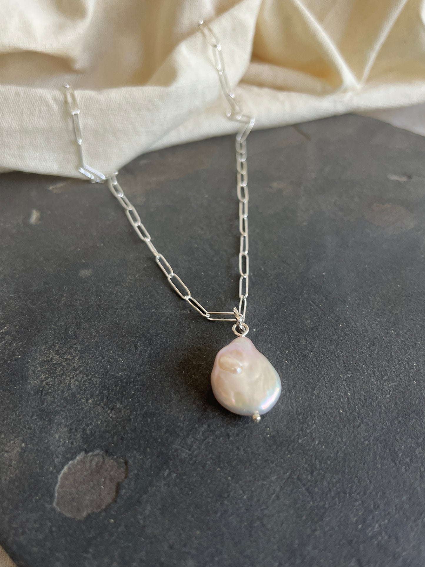Blister Pearl Necklace