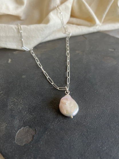 Blister Pearl Necklace