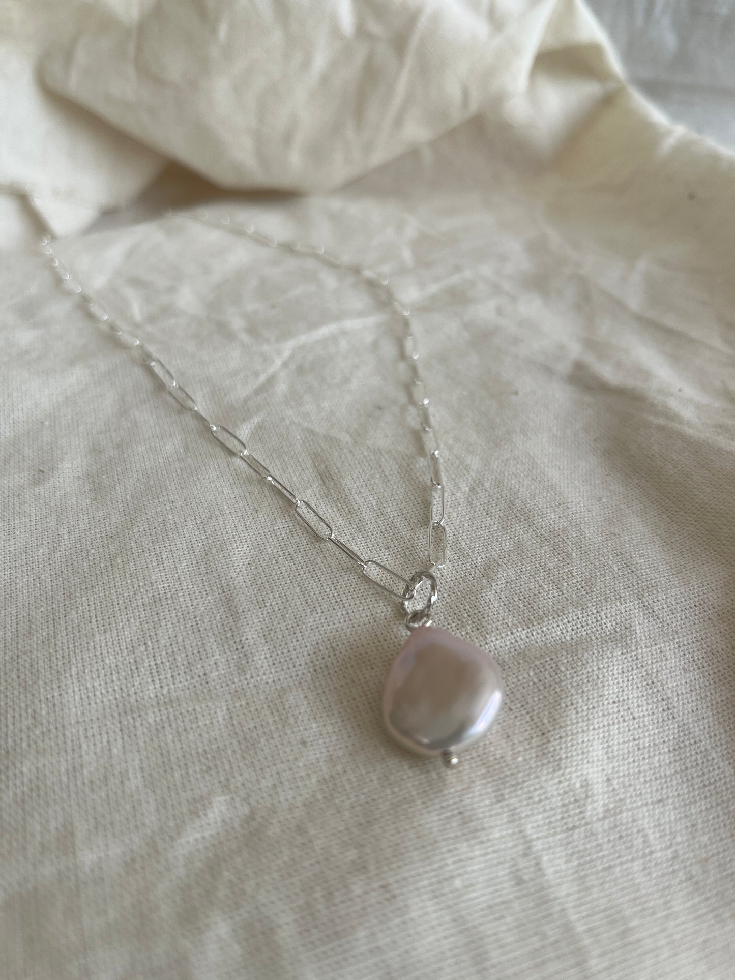 Blister Pearl Necklace