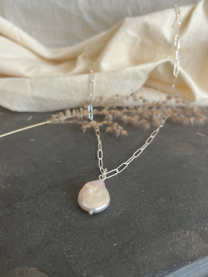 Blister Pearl Necklace