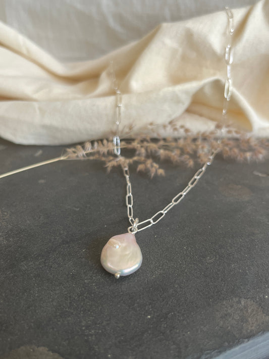 Blister Pearl Necklace