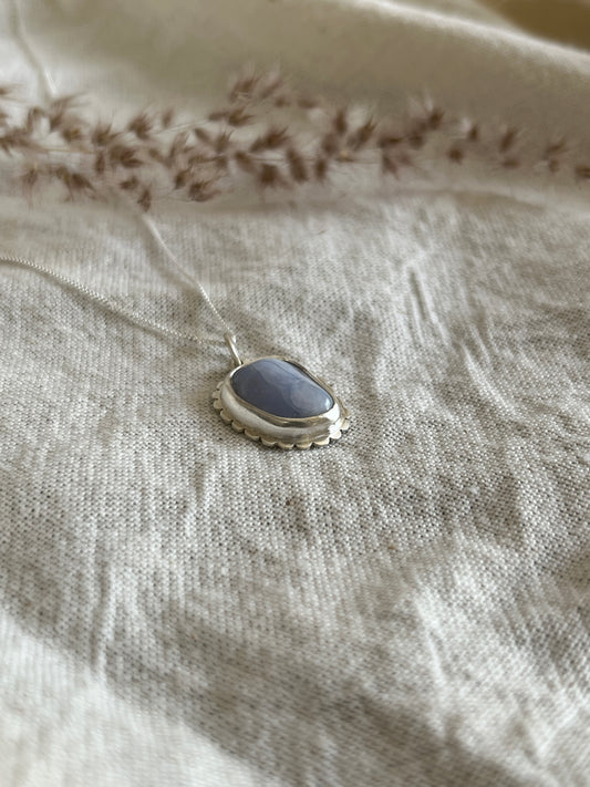 Blue Lace Agate Pendant
