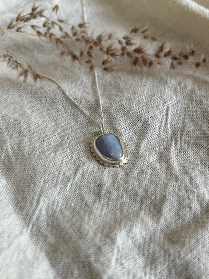 Blue Lace Agate Pendant