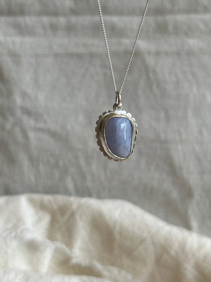 Blue Lace Agate Pendant
