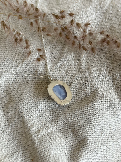 Blue Lace Agate Pendant