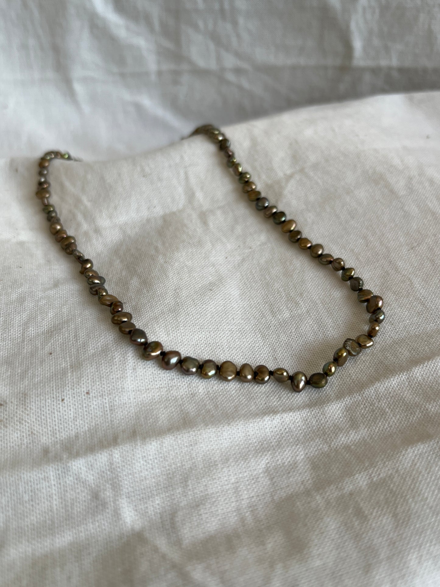 Brown Pearl Necklace