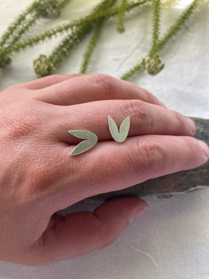 Sterling Silver Coro Stud Earrings