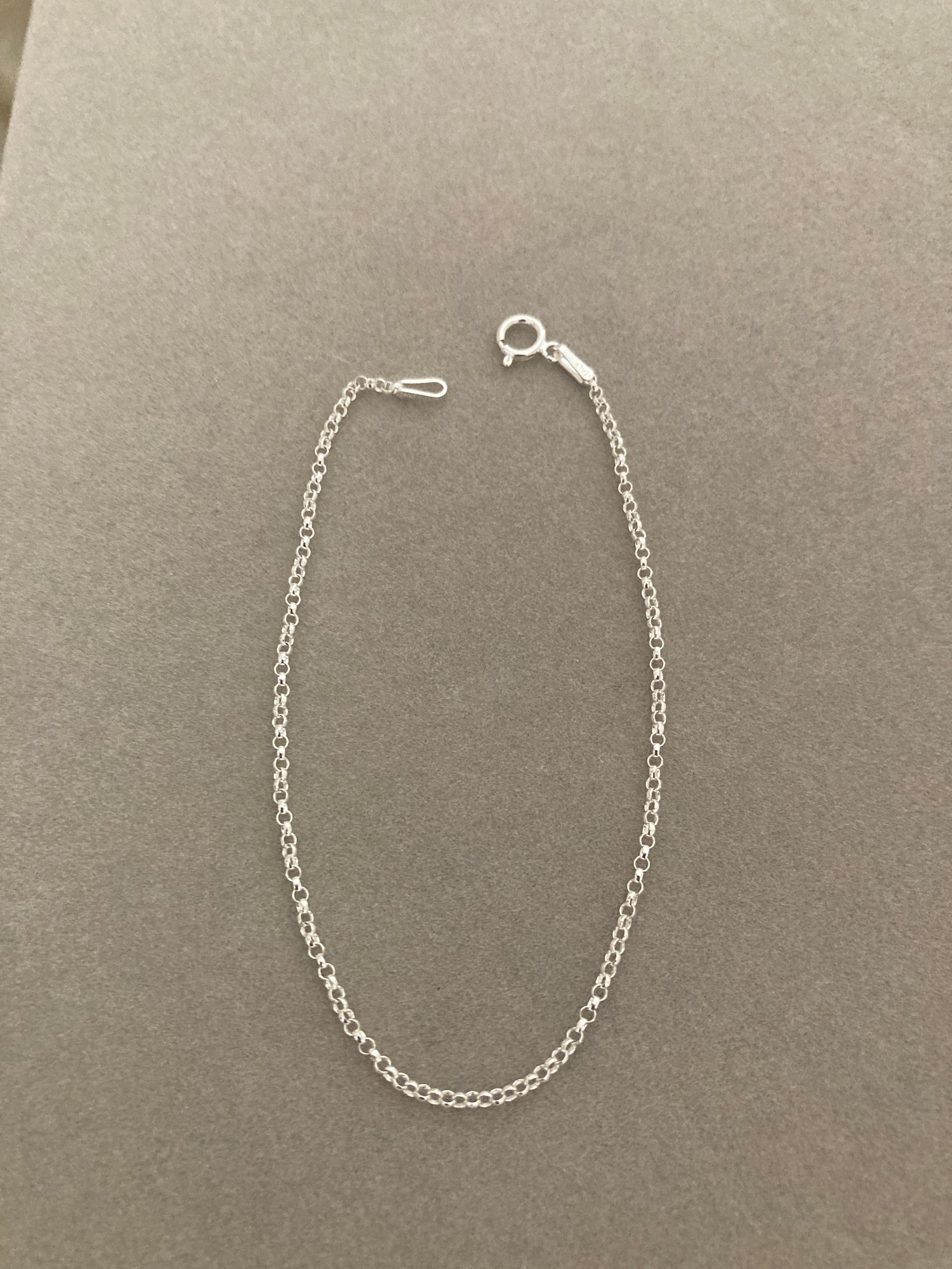 Sterling Silver Dainty Chain Bracelet