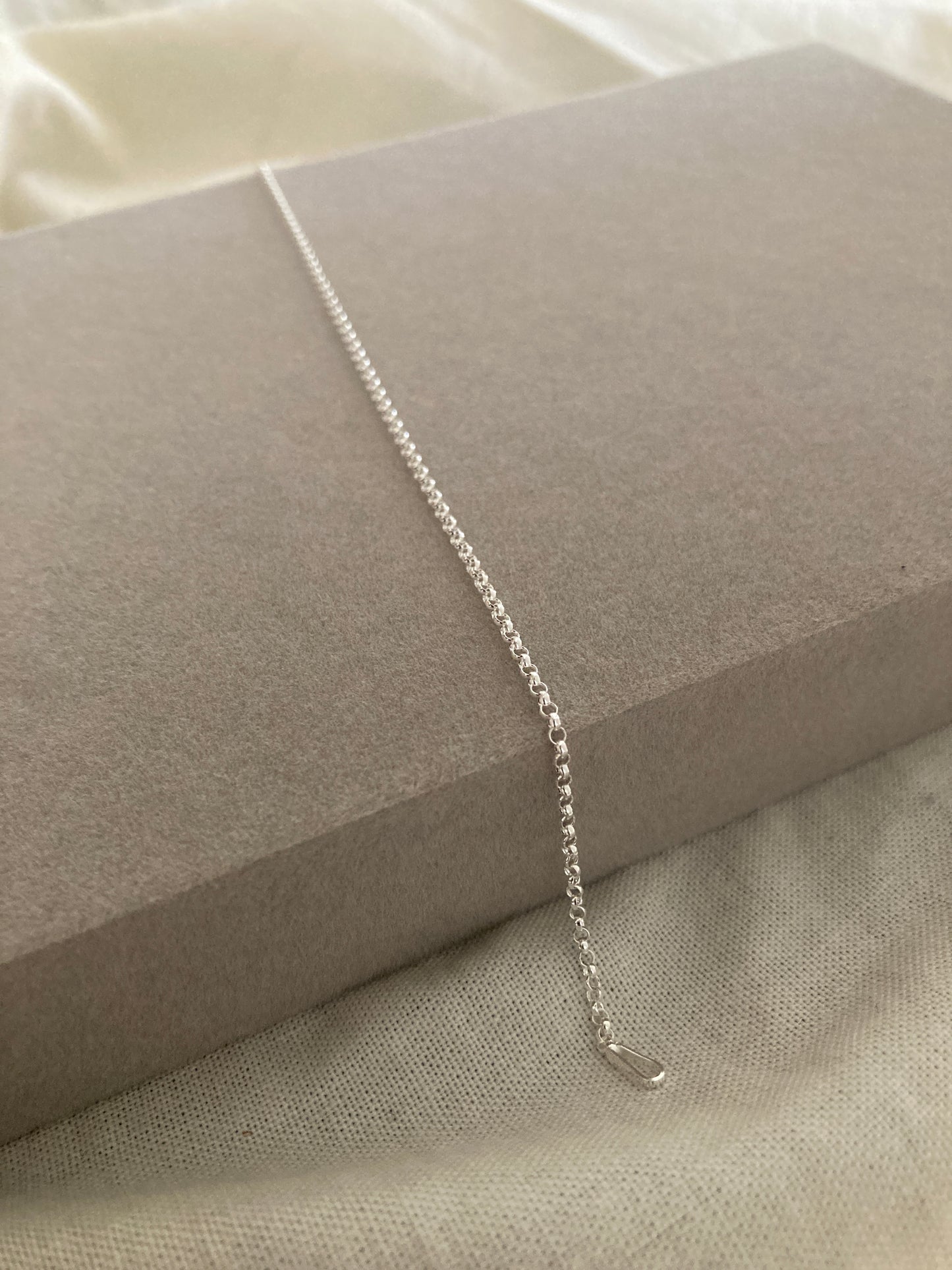 Sterling Silver Dainty Chain Bracelet