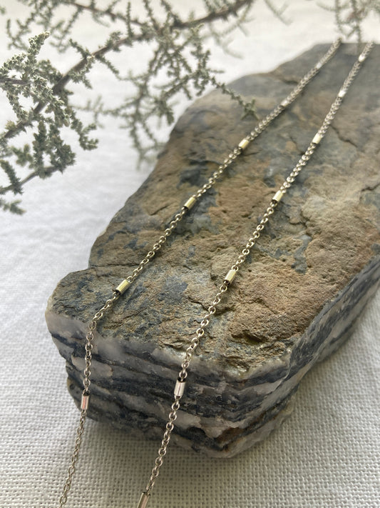 Sterling Silver Chain with Bars