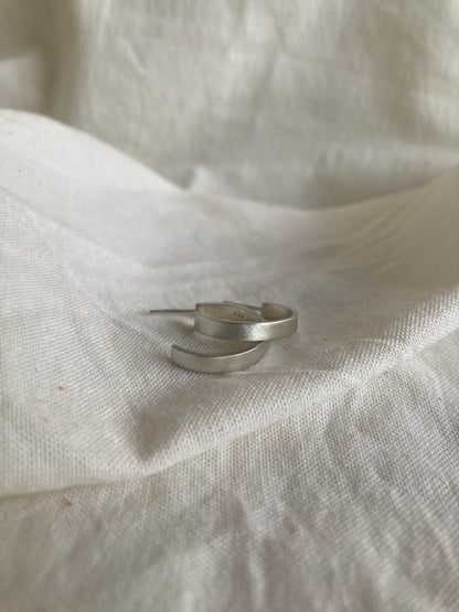 Sterling Silver Everyday Hoop Earrings - 18mm diameter