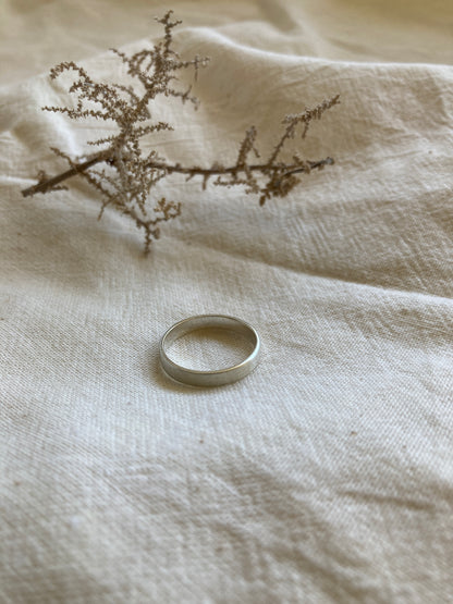 Sterling Silver Flat Everyday Rings - Perfect as a wedding band