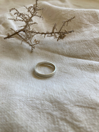 Sterling Silver Flat Everyday Rings - Perfect as a wedding band