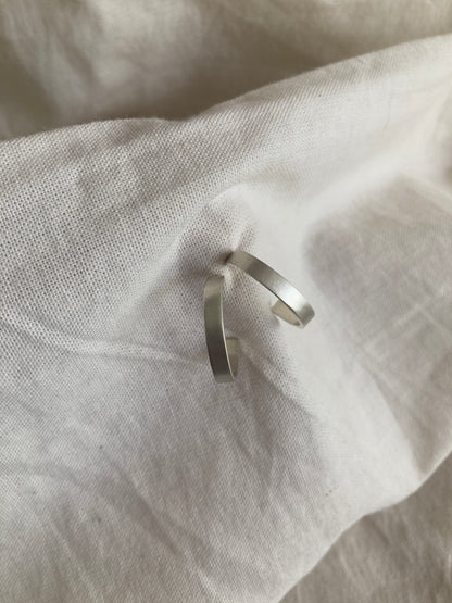 Sterling Silver Everyday Hoop Earrings - 18mm diameter